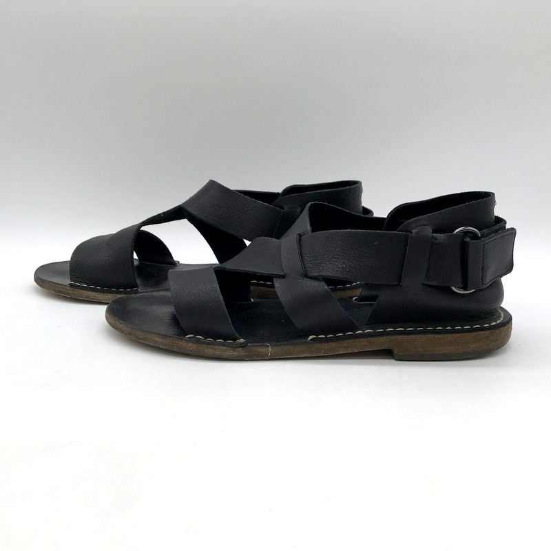 MAISON MARGIELA グラディエーターサンダル S37WP0014 レザー ボーンサンダル Gladiator Sandal 25.5cm メゾンマルジェラ 靴 B10241◆_画像3