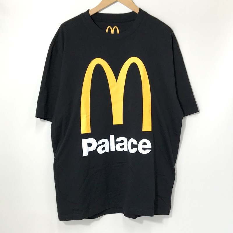 Palace McDonalds Tシャツ 美品 2023 LOGO T-SHIRT マクドナルド 半袖 カットソー プリント Tee カジュアル XL パレス トップス A10214◆_画像1