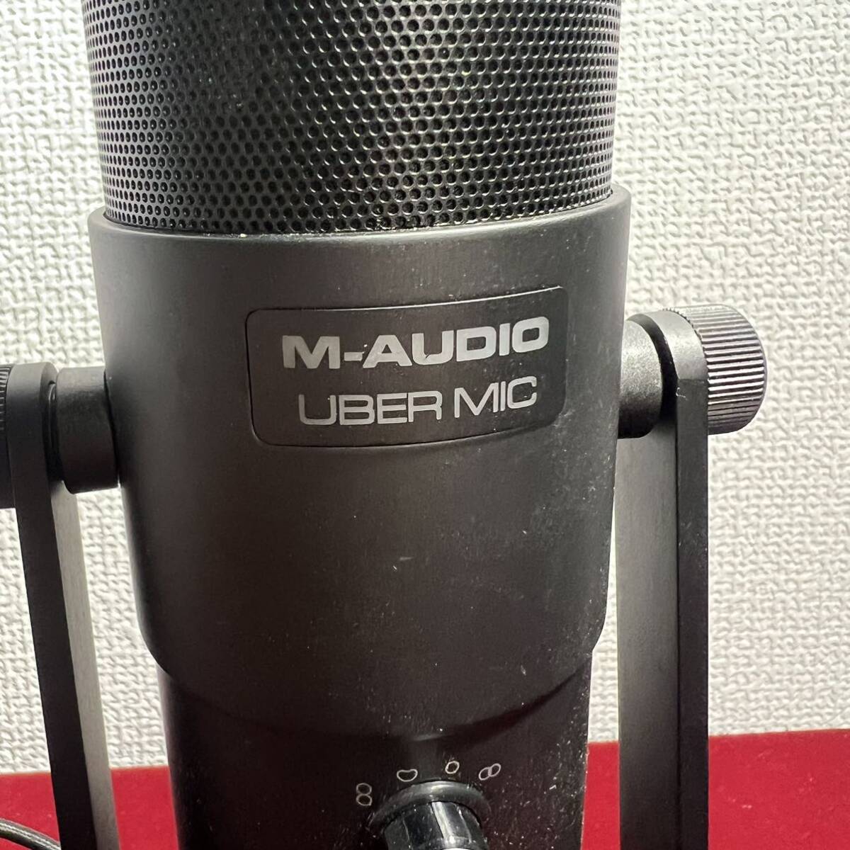 3棚020 M-Audio エムオーディオ UBER MIC USB コンデンサーマイク 通電可_画像4