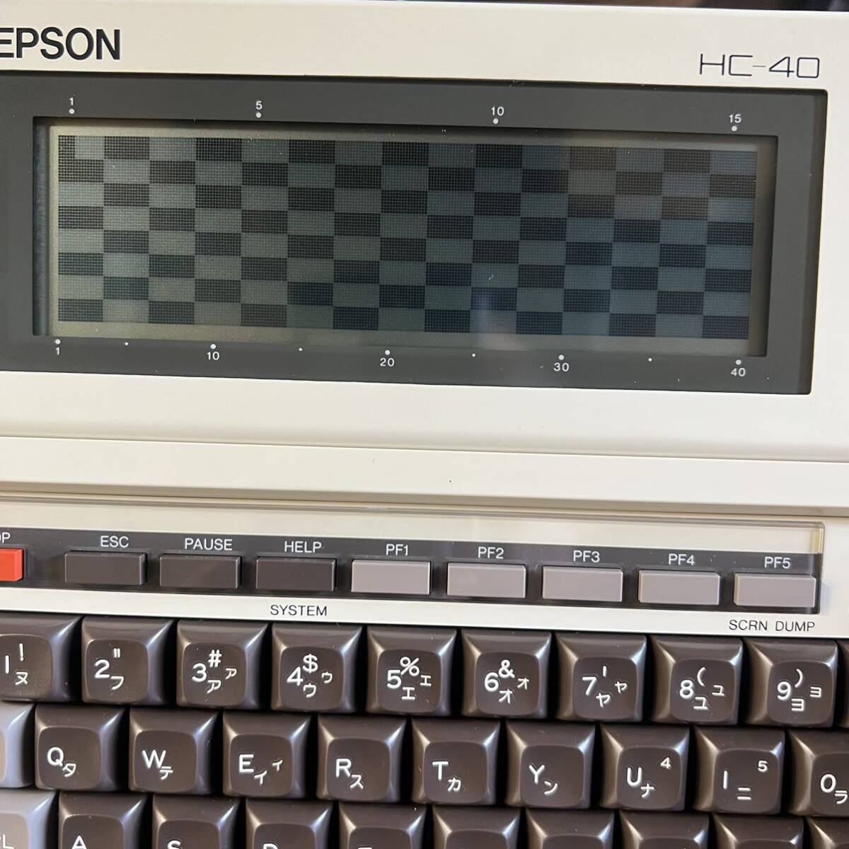 f27 EPSON HC-40 ACで通電　CP/Mマシン　中古超美品　通電可_画像3
