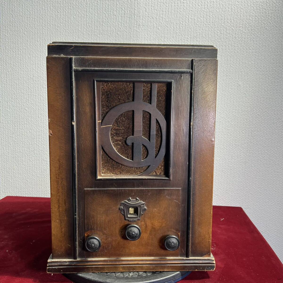 F46 вакуумная трубка радио Showa Retro античный радио Junk 
