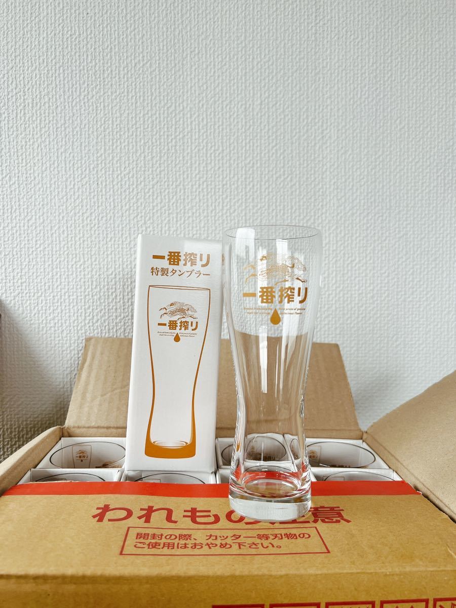 非売品　キリン ビール 一番搾り 特製 タンブラー ジョッキ ビアグラス グラス 300ml 12個セット　/B68_画像1
