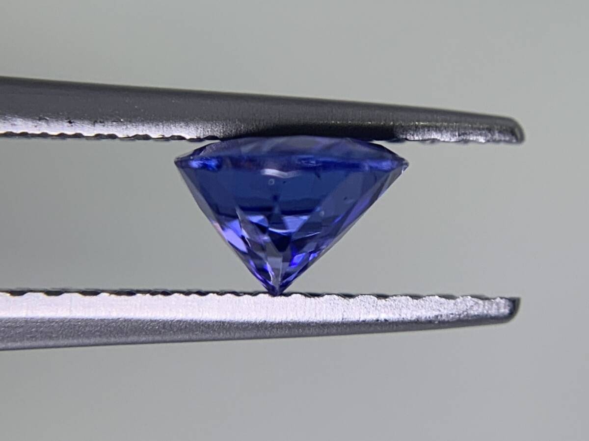 宝石ソーティング付き　 天然 タンザナイト 1.23ct　 縦8.0×横5.9×高さ3.9　 ルース（ 裸石 ）　 1446Y_画像8