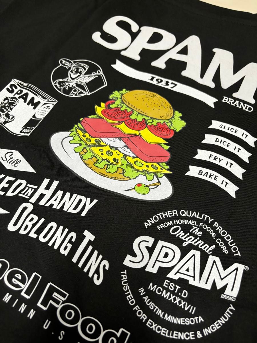 SPAM Tシャツ 黒 Ｍサイズ