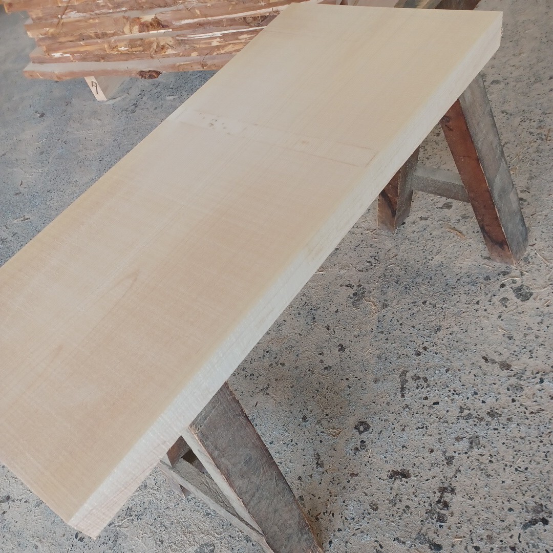 B-1631【89.7×39.5×5cm】国産ひのき　板　　テーブル　まな板　棚板　看板　一枚板　無垢材　桧　檜　DIY