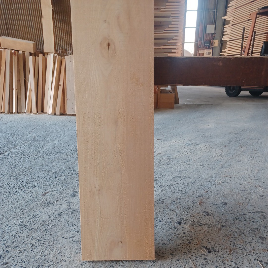 B-1642【129.8×25.5×3.5cm】国産ひのき　板　カウンター　テーブル　棚板　看板　一枚板　無垢材　桧　檜　DIY_画像8
