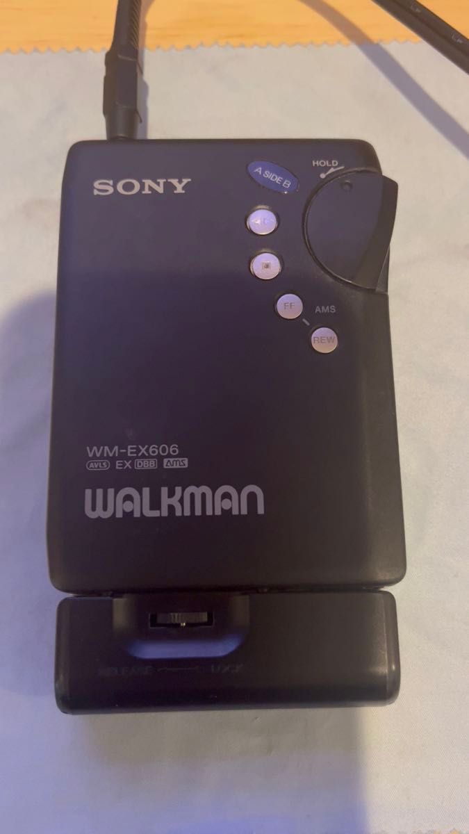 WM-EX606 SONY 美品 WALKMAN カセットウォークマン ゴムベルト新品 再生確認済み