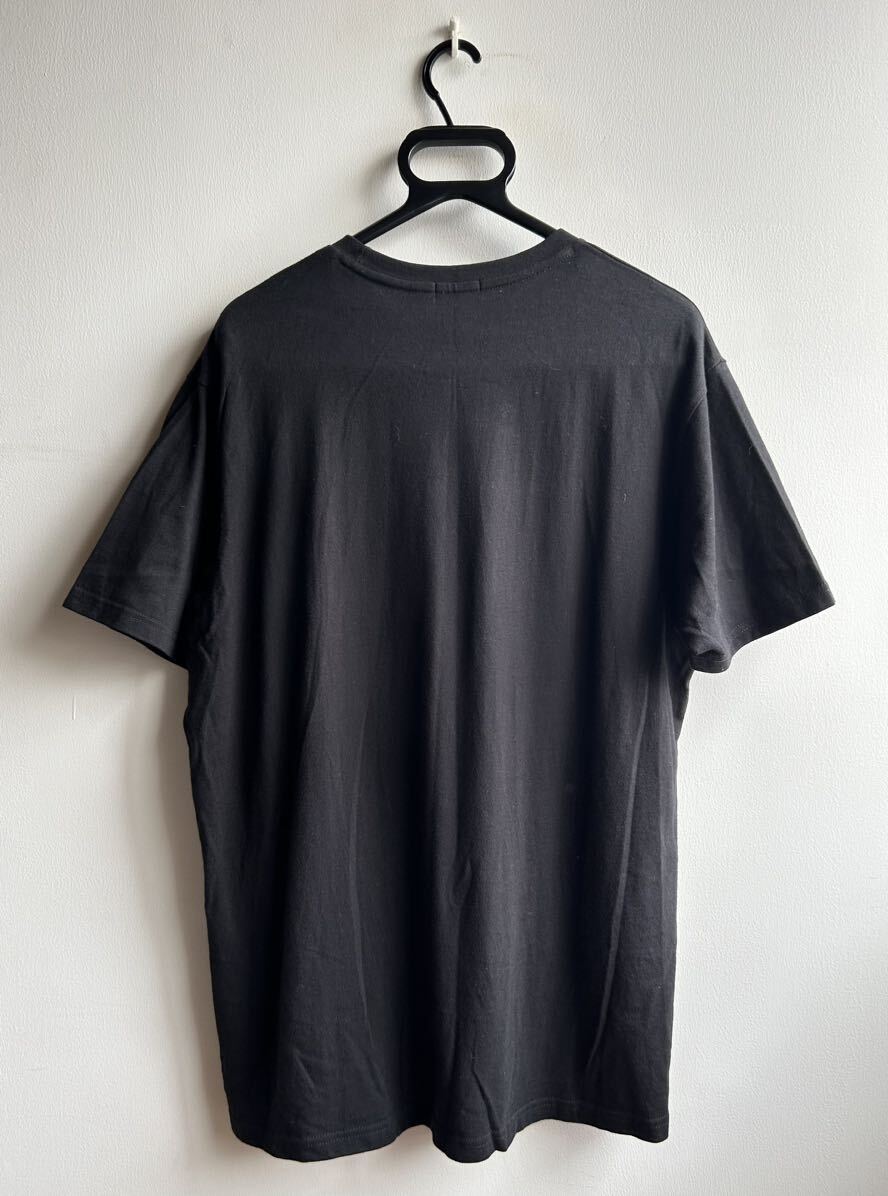 【美品】Onitsuka Tiger Tシャツ メンズ XL ブラック×ピンク ロゴ スパンコール オニツカ タイガー_画像5