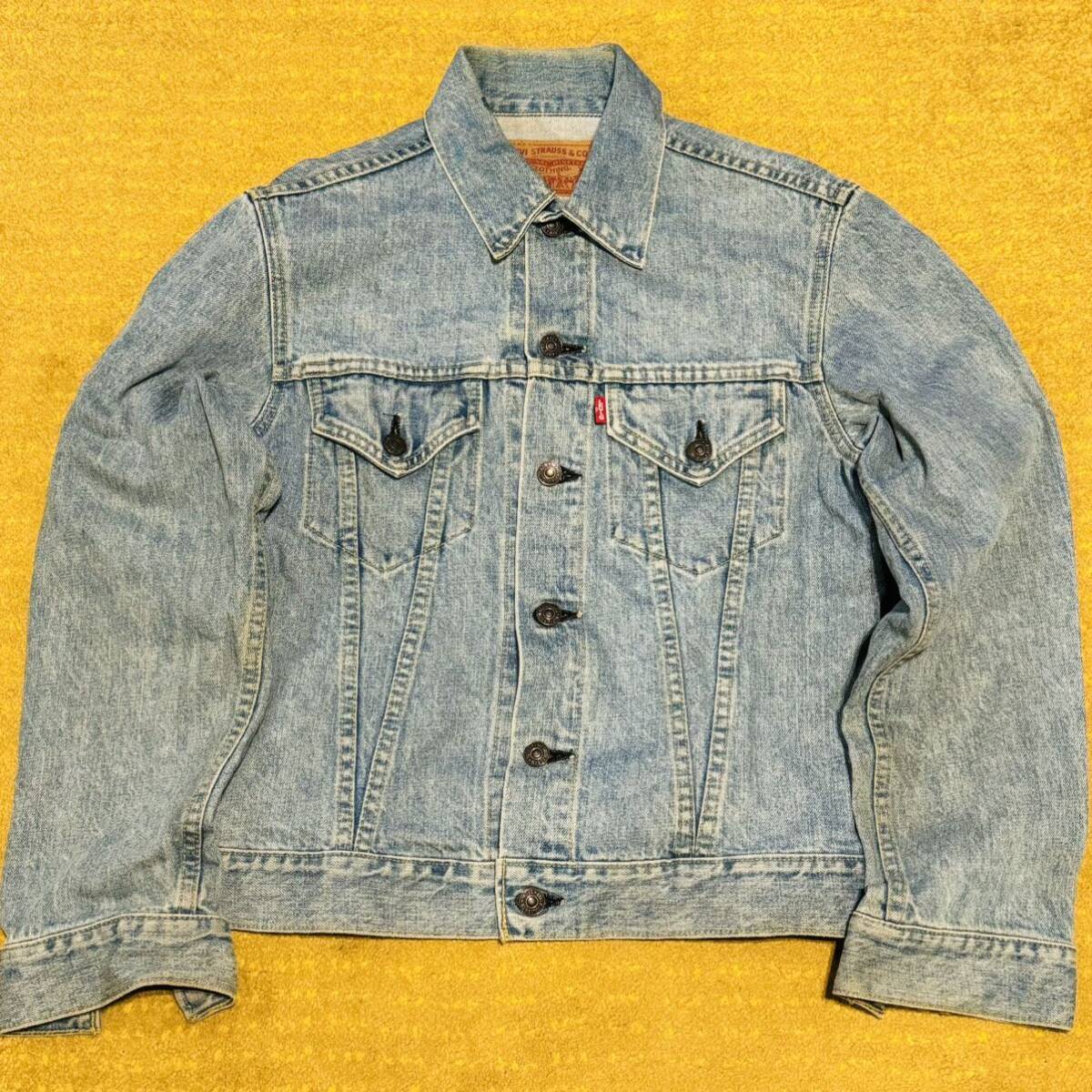 Levi's リーバイス 71557 復刻 BIG E 3rd デニムジャケット Gジャン インディゴブルー系 38 ジージャン_画像1