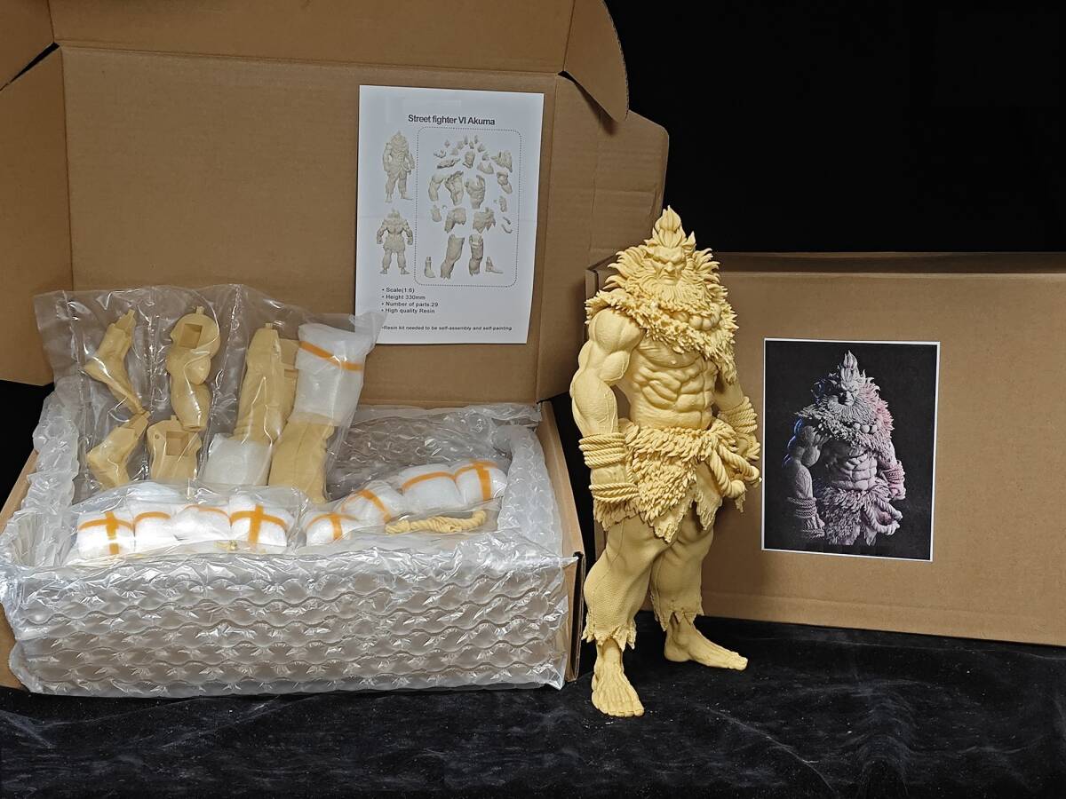 新品未使用1/6スケール Street Fighter Akuma 豪鬼(未組み立て 新品未使用1/6スケール Street Fighter Akuma 豪鬼(未組み立て