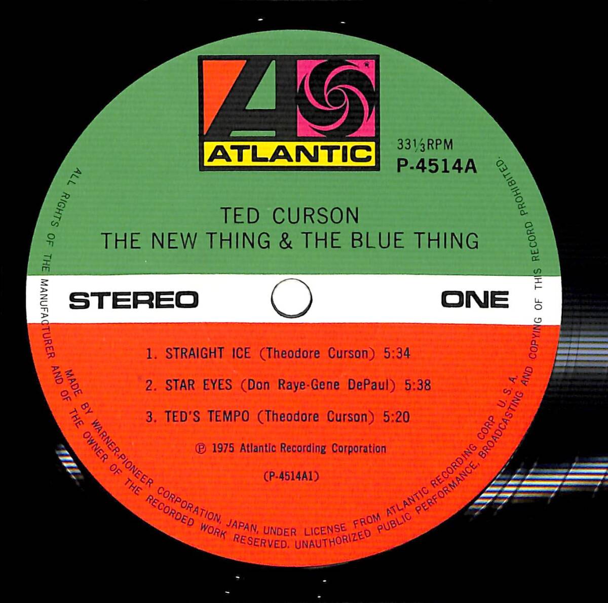 e3655/LP/Ted Curson/The New Thing & The Blue Thing/テッド・カーソン/ニューシング＆ブルー・シングの画像3