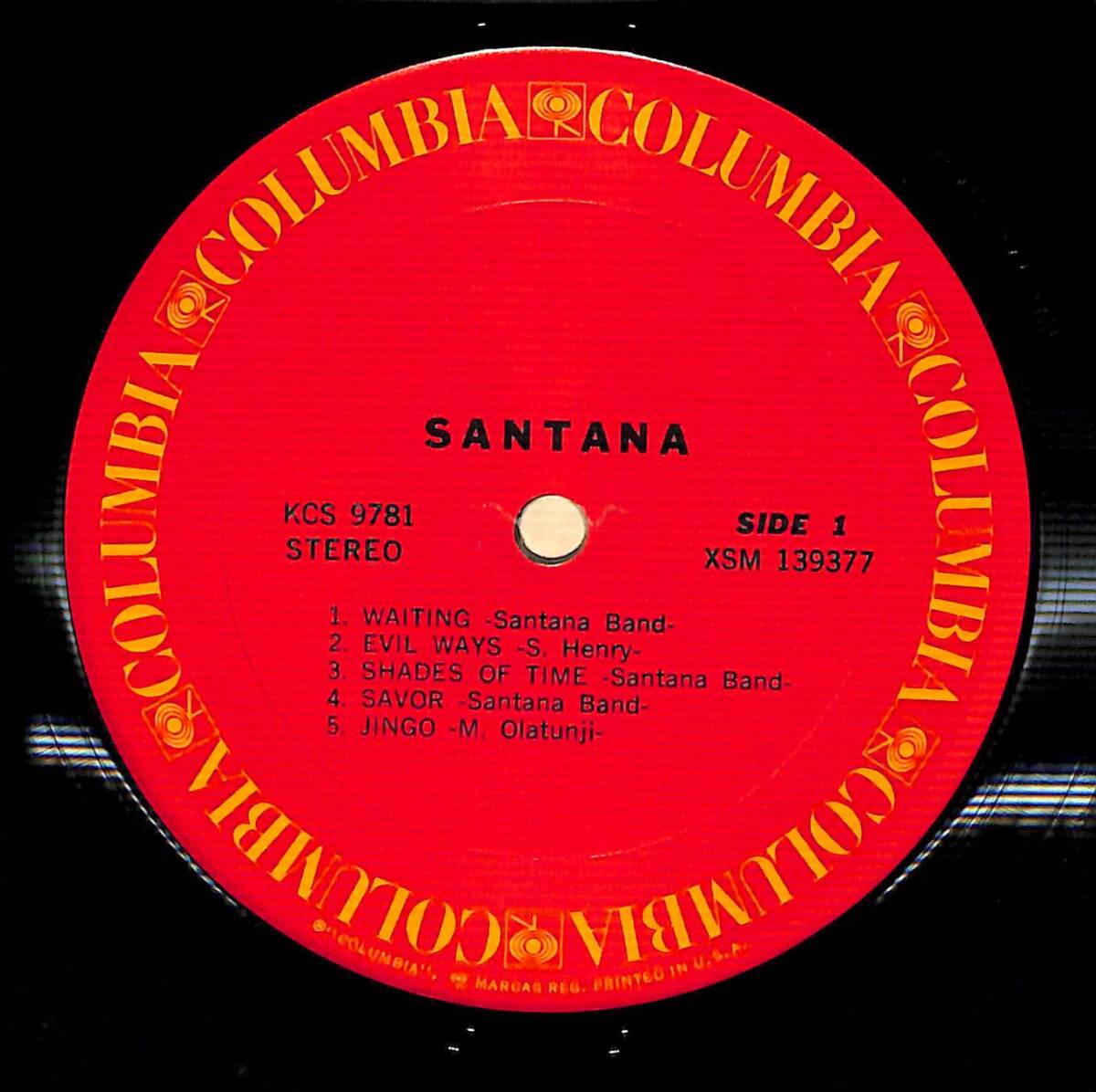 e3838/LP/米/ジャンク/Santana/Santana_画像3