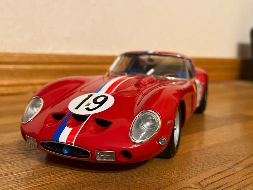  ★ 訳あり格安 ★京商 1/18★ Ferrari フェラーリ 250GTO 1962 LM #19 ★2023再販品 ★ KS08438A ★の画像5