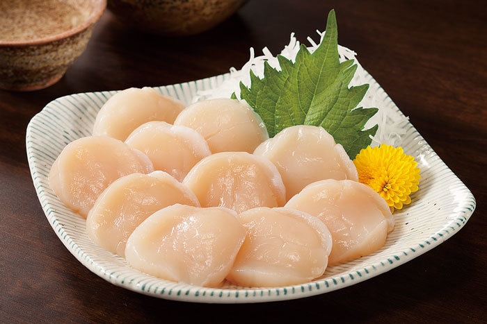 [ north sea north. taste ] Hokkaido .. production . scallop .3kg..15 sheets rom and rear (before and after) sashimi * roasting thing etc. 
