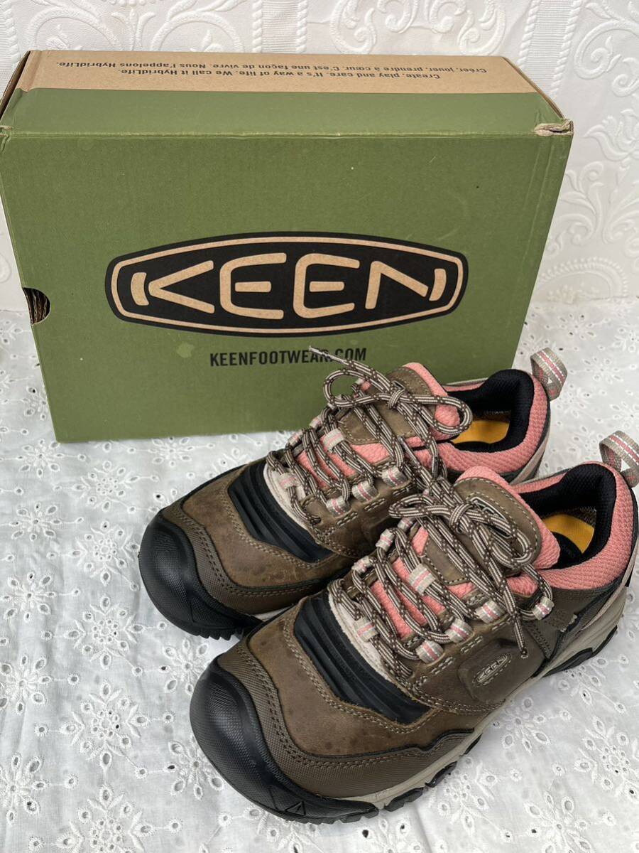 【未使用 美品】KEEN キーン／トレッキングシューズ／US６／23cm／ハイキング 登山 キャンプの画像1