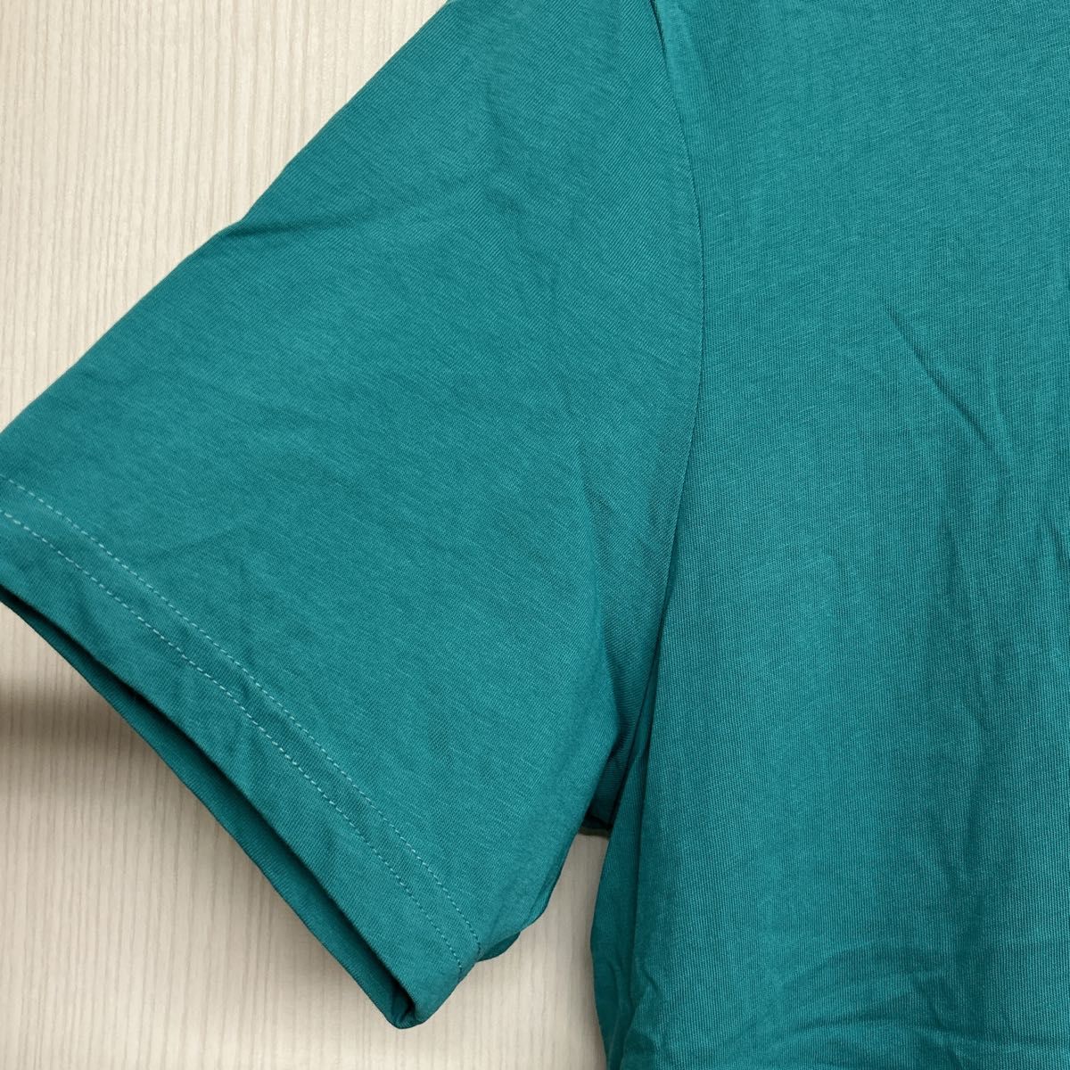 ノースフェイス　新品　メンズ　半袖Tシャツ　グリーン　ボックスロゴ