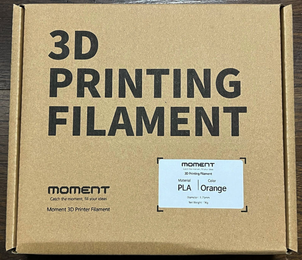 ★即決★MOMENT 積層形3Dプリンター用 PLA樹脂 (1000g,ORANGE色)_画像1