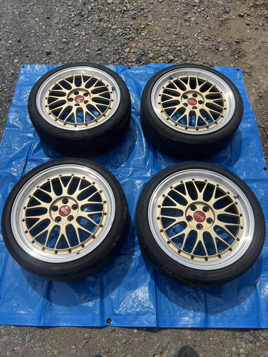 BBS LM137 7.5Jx18ET49 PCD100x5H 4本セット。BBS専用ナット2種類付き。_画像1