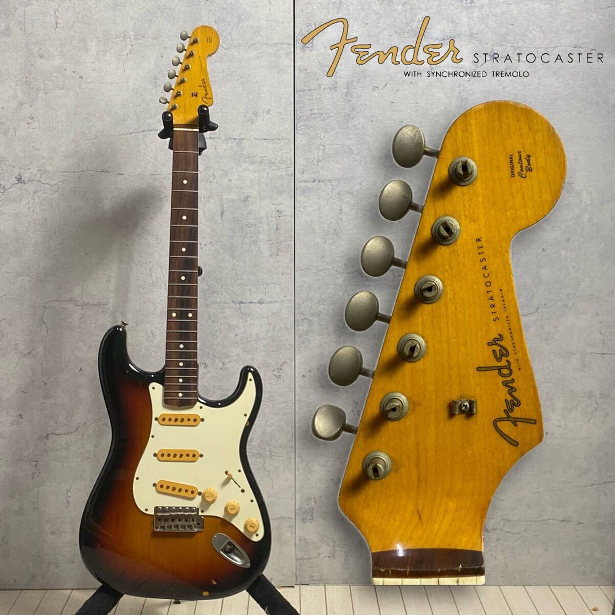D240505-1【現状販売】Fender JAPAN フェンダー ジャパン Stratocaster ストラトキャスター MADE IN JAPAN フジケン製 1985-86 Cシリアルの画像1