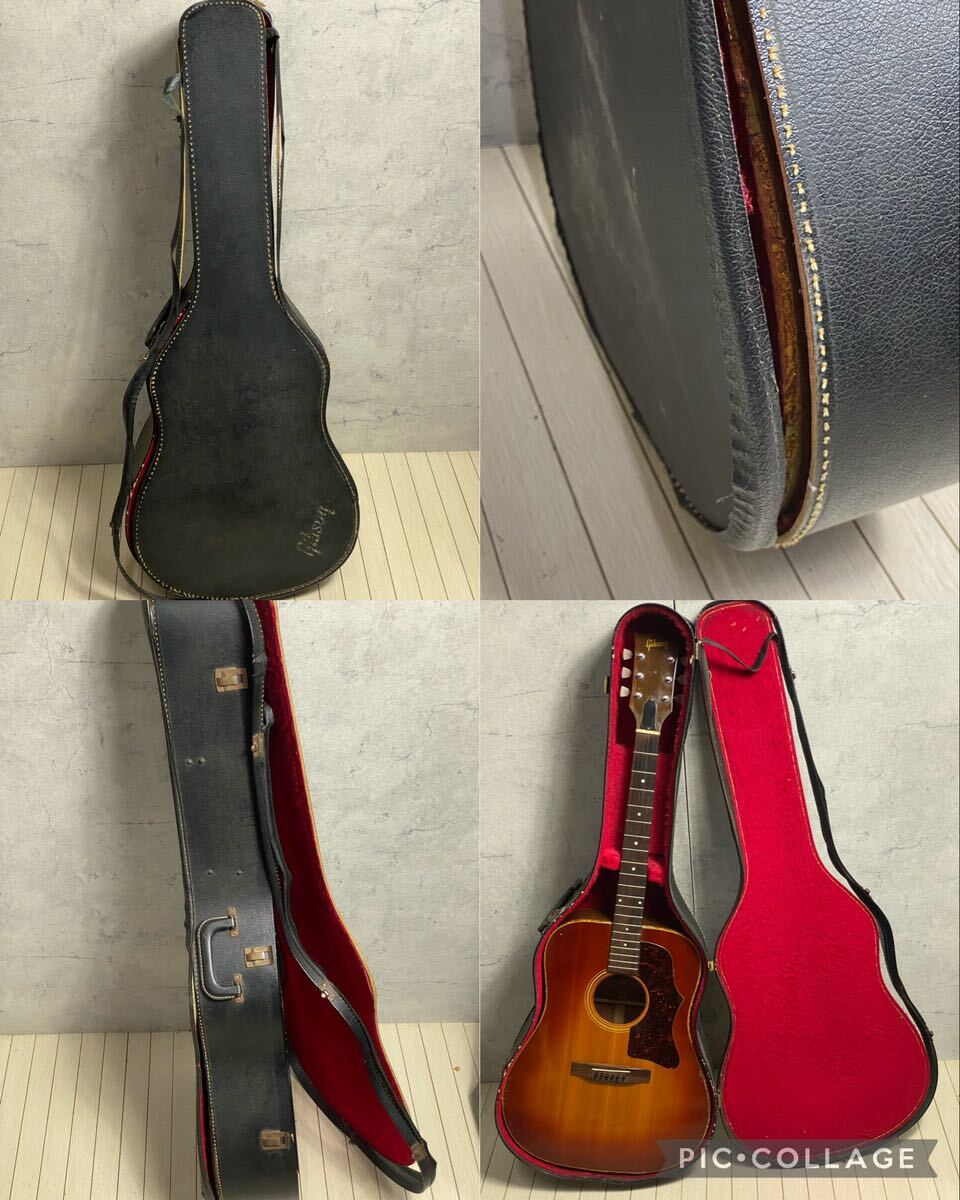 D240506【超希少】Gibson U.S.A. ギブソン USA 70年代 ヴィンテージ アコースティックギター J-45 DELUXE A002564 本体【現状販売】の画像10
