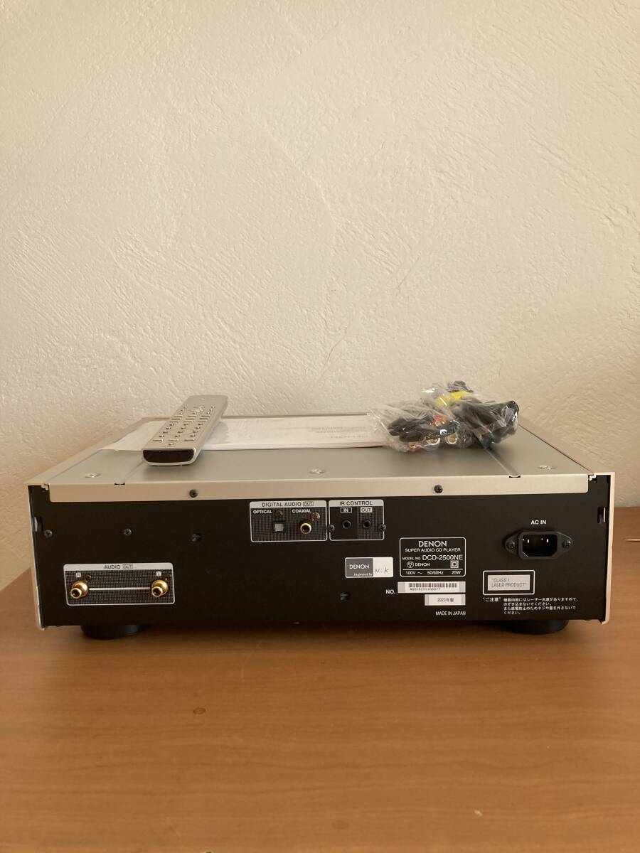 (2023 year made )DENON DCD-2500NE SACD/CD player used beautiful goods original box equipped guarantee period middle 