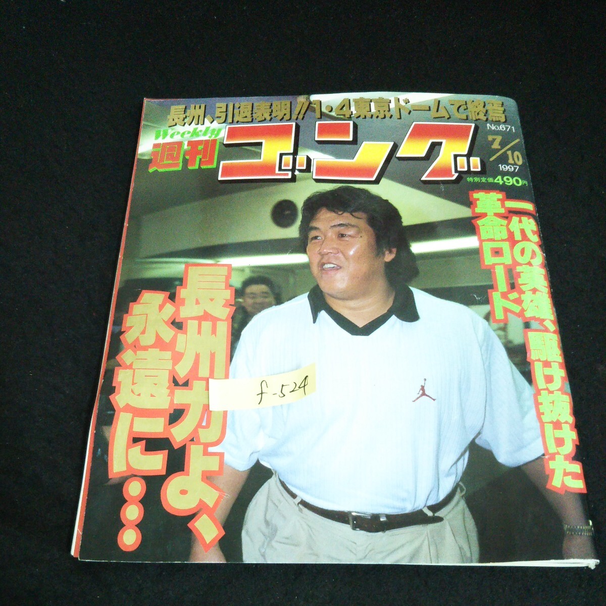 f-524 週刊ゴング 7月号 株式会社日本スポーツ出版社 平成9年発行※14_画像1