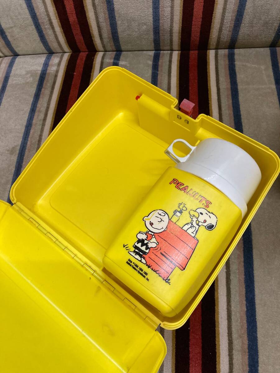 1965s THERMOS PEANUTS LUNCH BOX ランチボックス ピーナッツ スヌーピー made in U.S.A_画像5