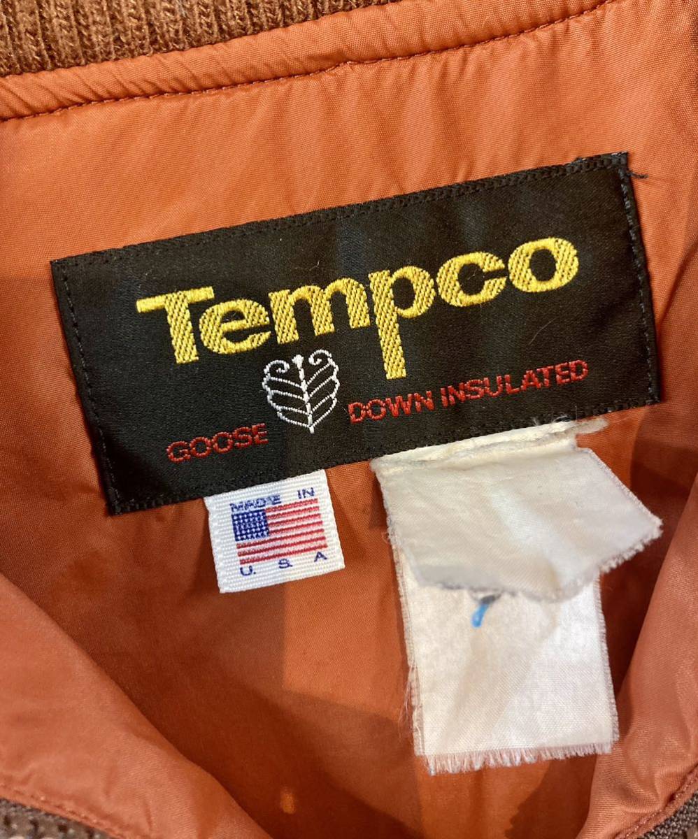 70's TEMPCO アメリカ製 vintage ダウンベスト