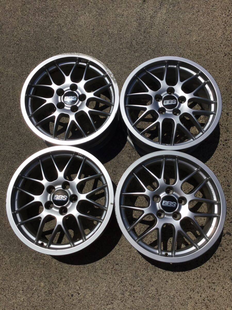 BBS RX243 アルミホイール 17×7.5J+45 114.3-5H ジャンク品4本_画像1