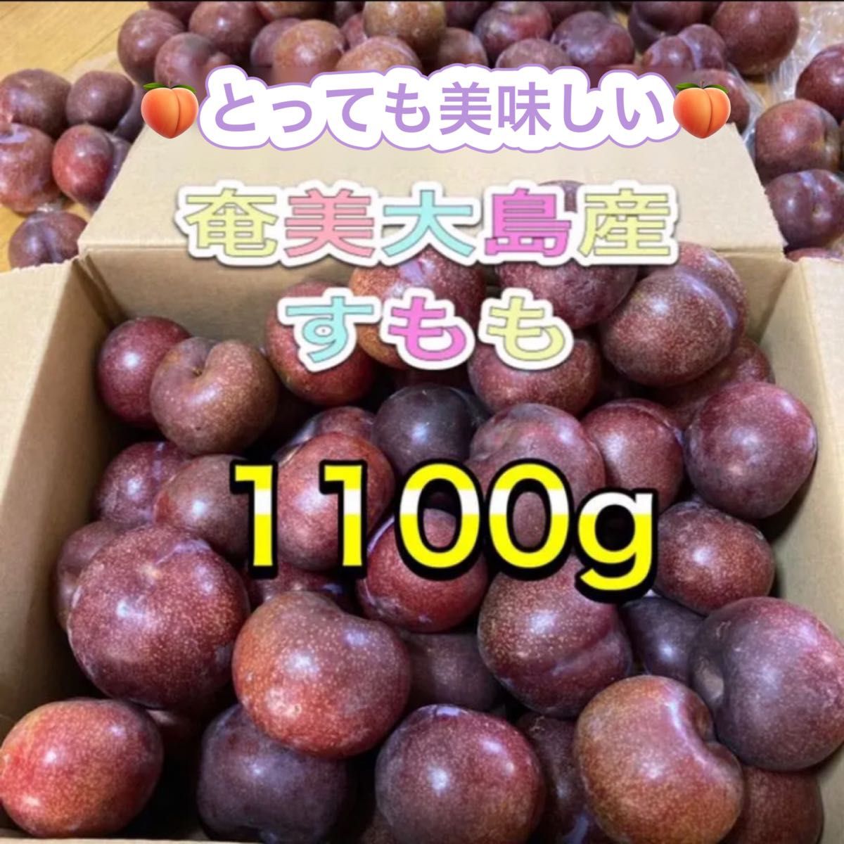 ☆毎年完売☆ 大好評♪ 奄美大島産　すもも　1100g