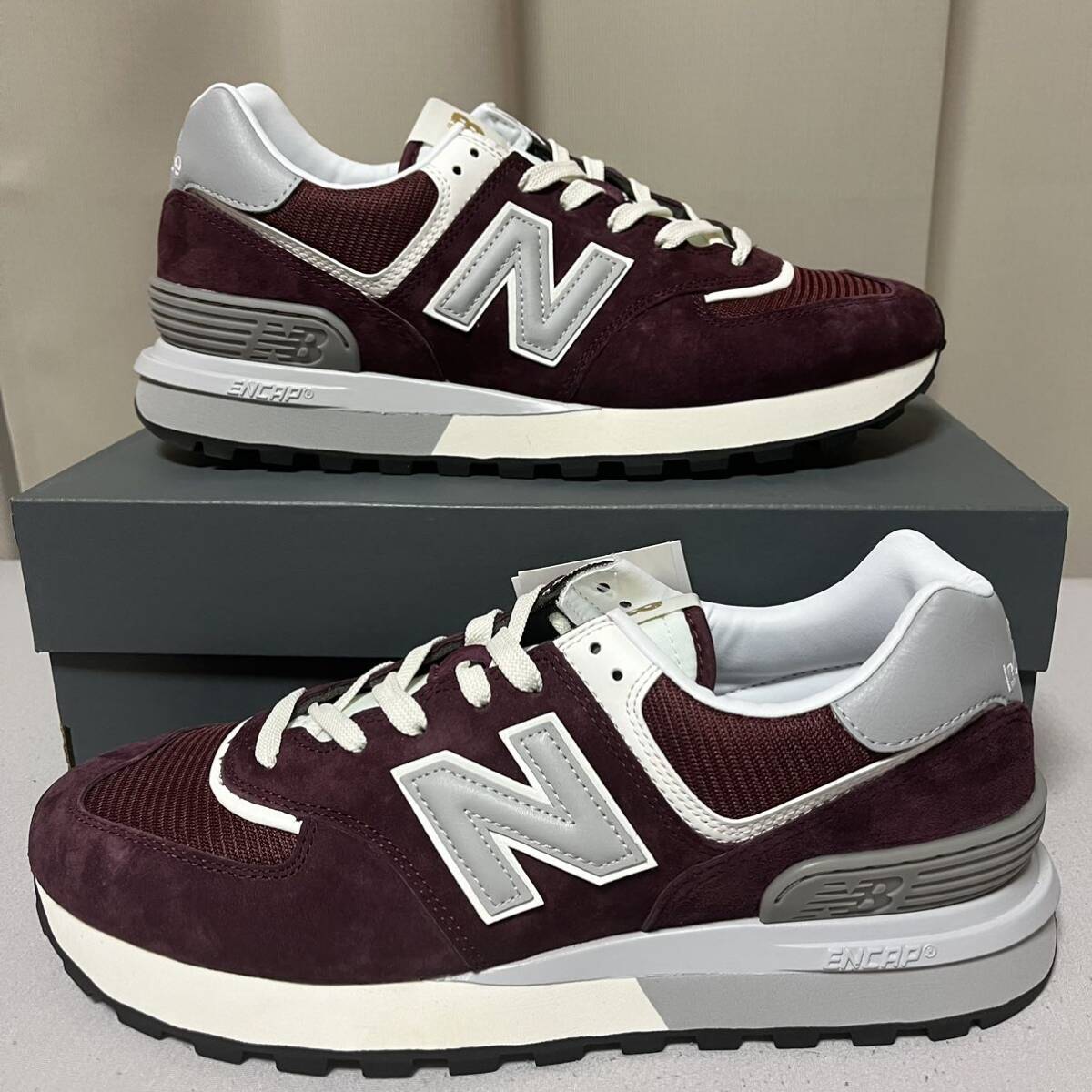 ニューバランス U574LG AA 29cm バーガンディ NEW BALANCE スニーカー 29センチ