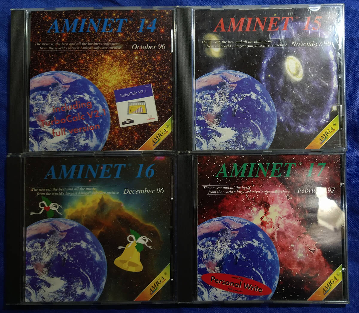 AMINET 14,15,16,17 AMIGA CD_画像1