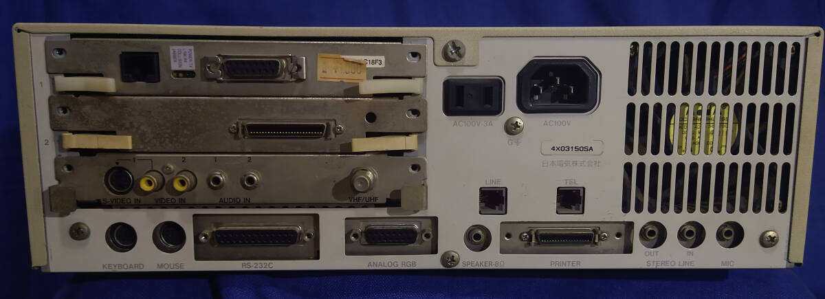 NEC PC-9821 Cx model S3 SCSI,LAN,TVカード内蔵　起動せず_画像7