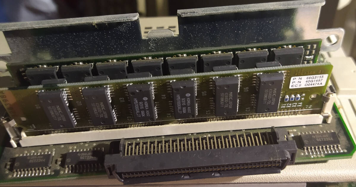 NEC PC-9821 Cx model S3 SCSI,LAN,TVカード内蔵　起動せず_増設メモリ