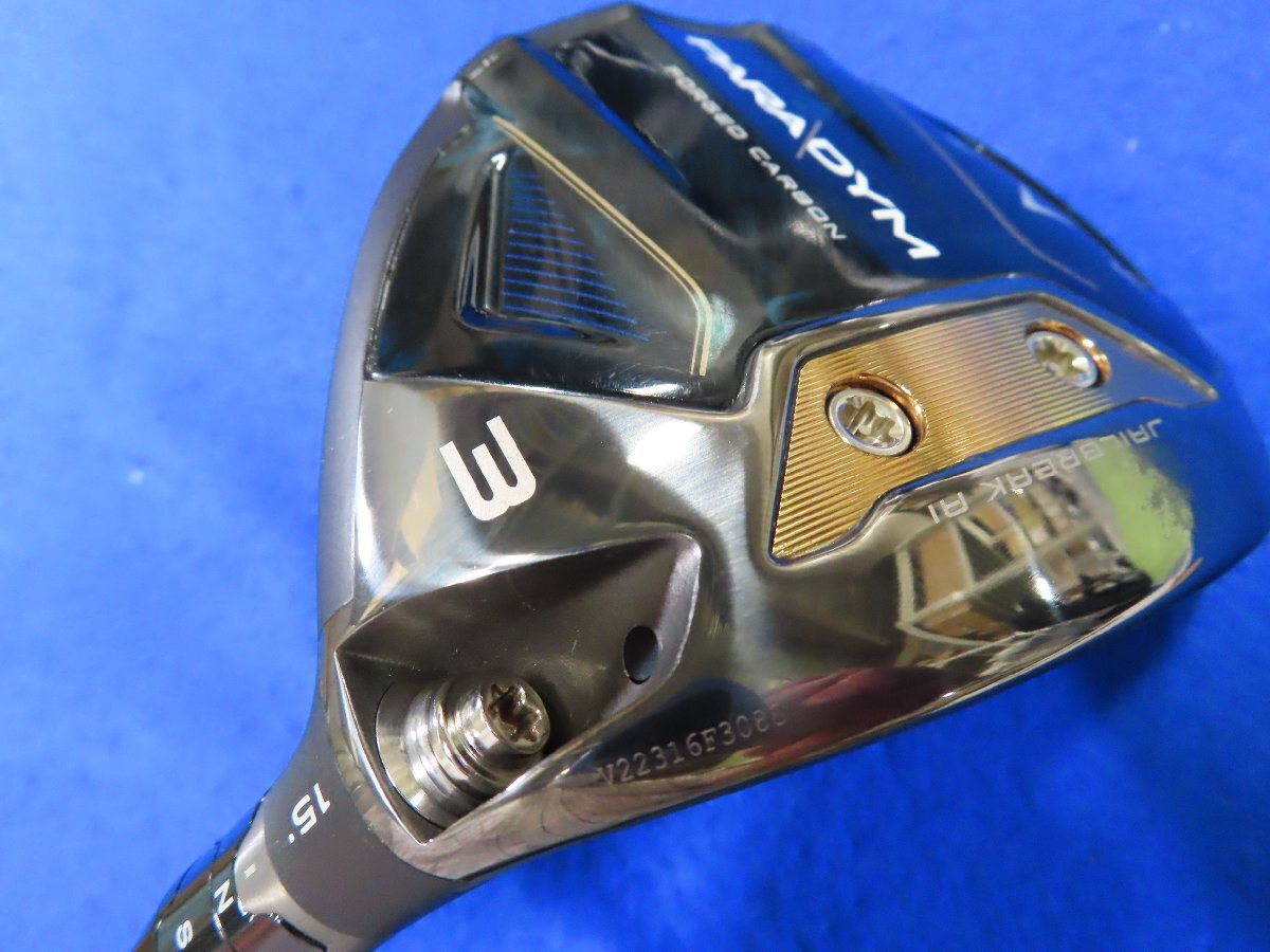 【中古】キャロウェイ 2023 PARADYM（パラダイム）フェアウェイウッド 3W（15°）【S】VENTUS TR-5 for Callaway ★ヘッドカバーありの画像4