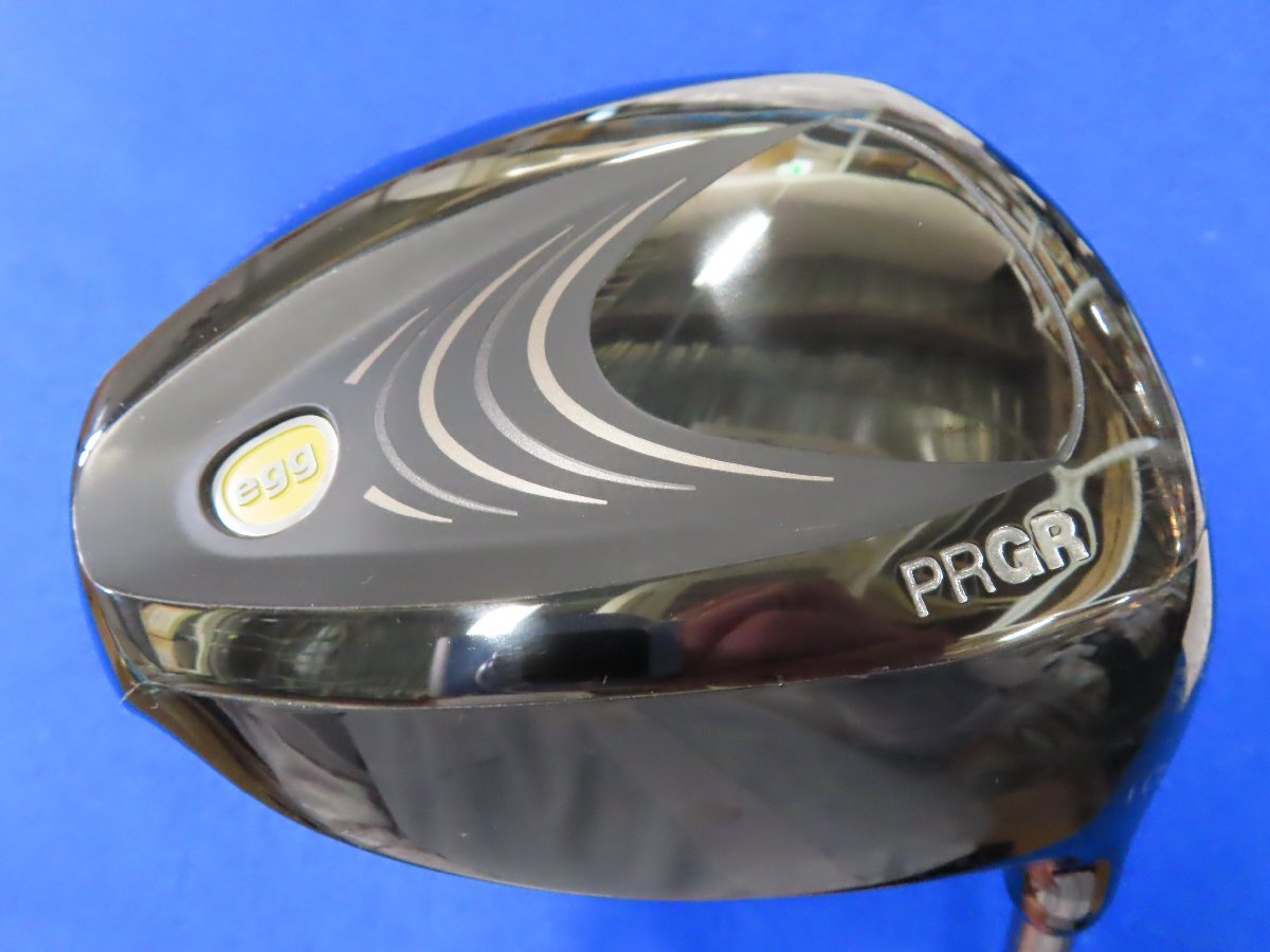 【中古】PRGR　高反発モデル　2022　SUPER egg（スーパーエッグ）ドライバー（10.5°）【R/M37】専用カーボンシャフト★ヘッドカバーなし_画像1