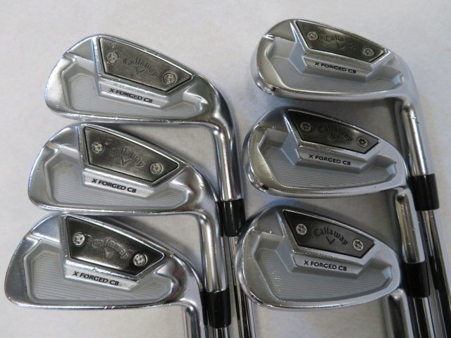 【中古】キャロウェイ　2021　Ｘ－ＦＯＲＧＥＤ　ＣＢ　アイアン　６本（５～P）　Ｓ　NSPRO Modus3 TOUR120　他社グリップ_画像1