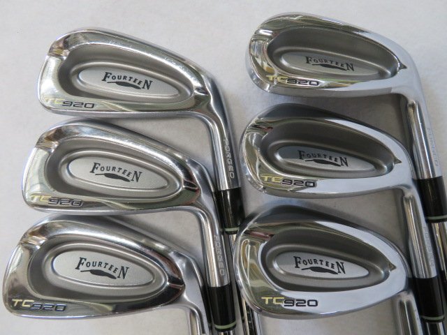 【中古】フォーティーン　2019　ＴＣ９２０　ＦＯＲＧＥＤ　アイアン　６本（５～P）　Ｓ　NSPRO Modus3 TOUR105　他社グリップ　_画像1