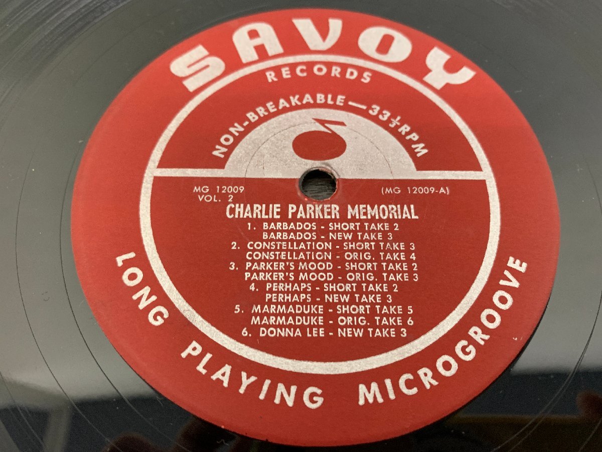 中古◆Charlie Parker Memorial MG-12009 LPレコード USA盤 チャーリー・パーカー メモリアル◆C0049の画像5