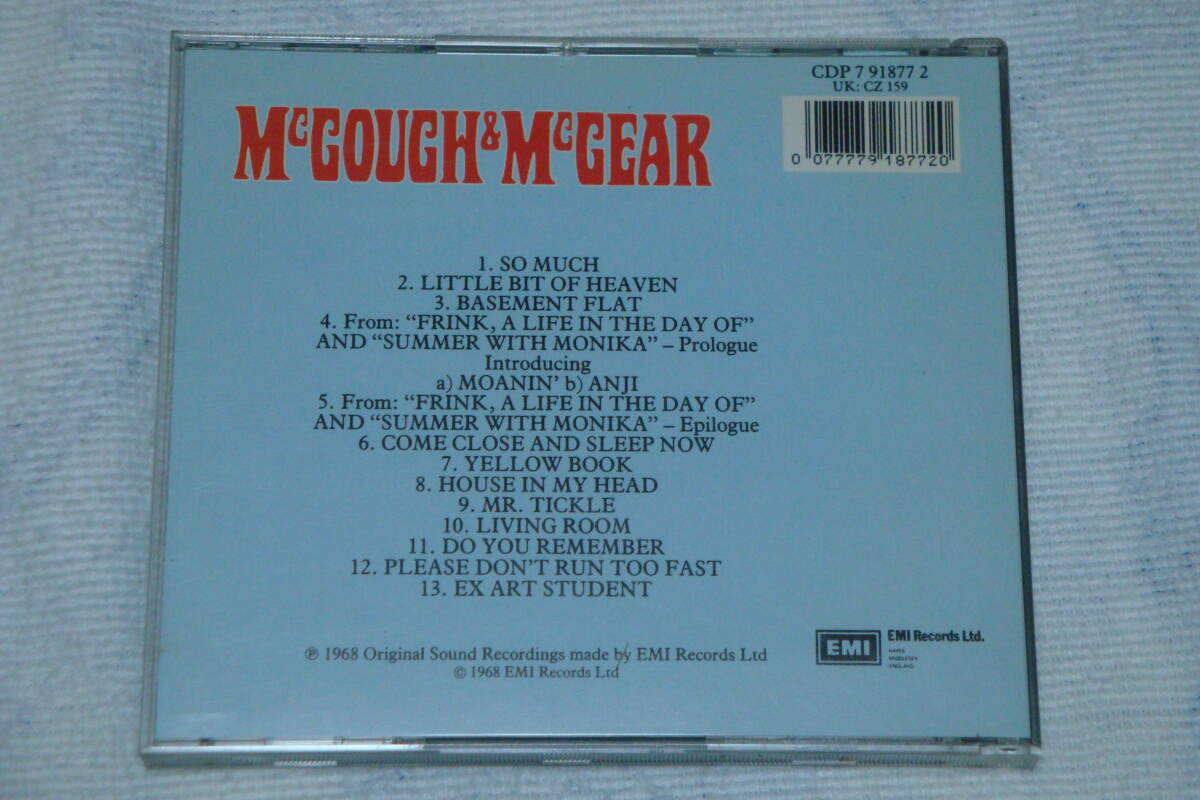 Paul McCartney 関連 / McGOUGH & McGEAR UK盤CDの画像2