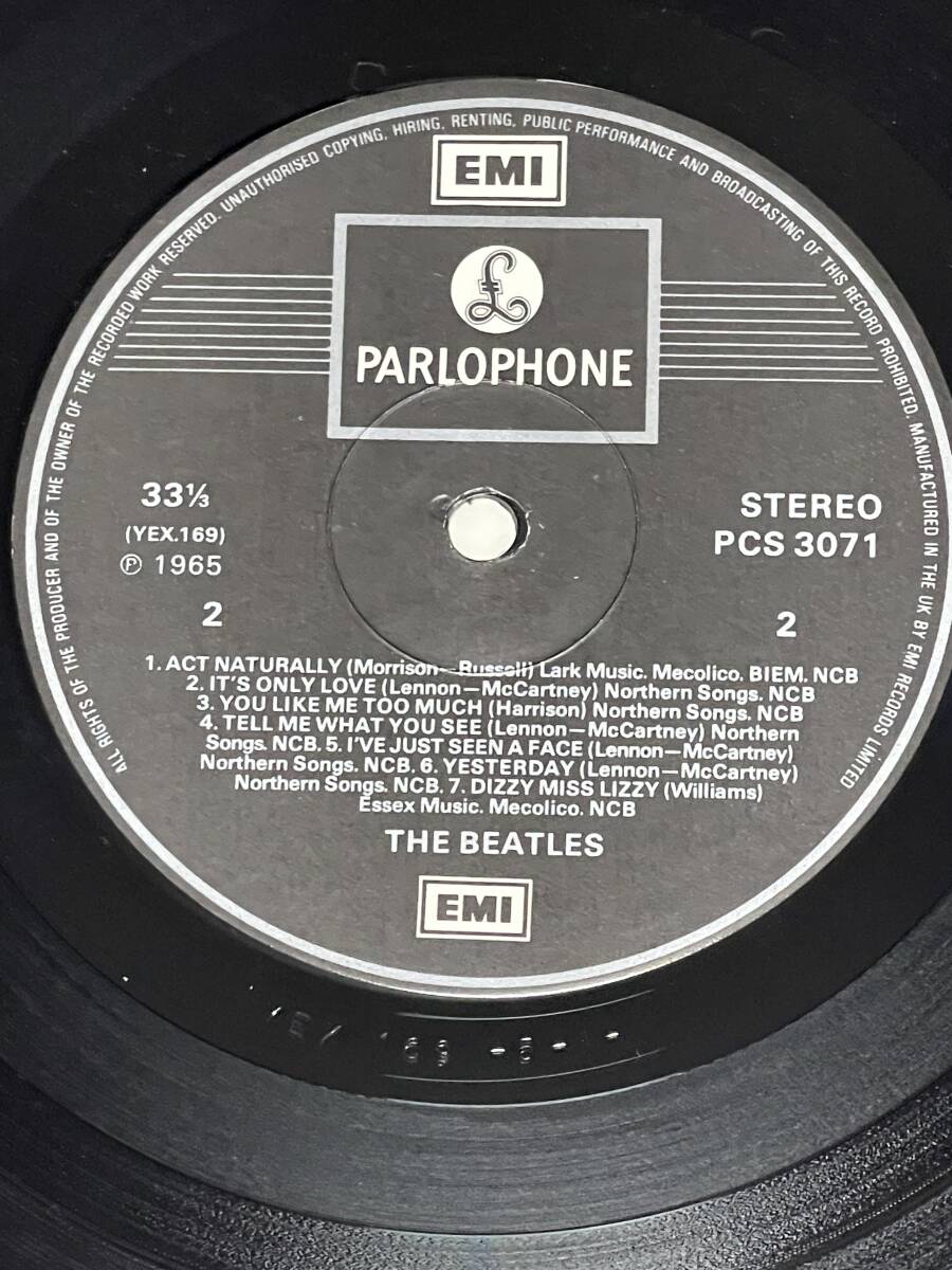Beatles /HELP UK盤LP リイシューの画像5