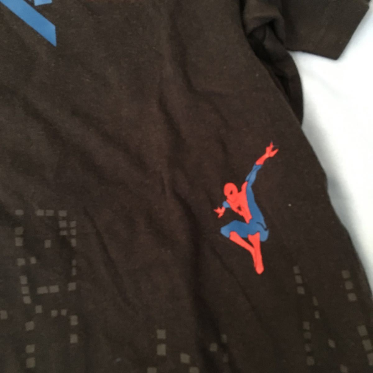 ユニクロ スパイダーマン Tシャツ 120 マーベル　古着好きに_画像2