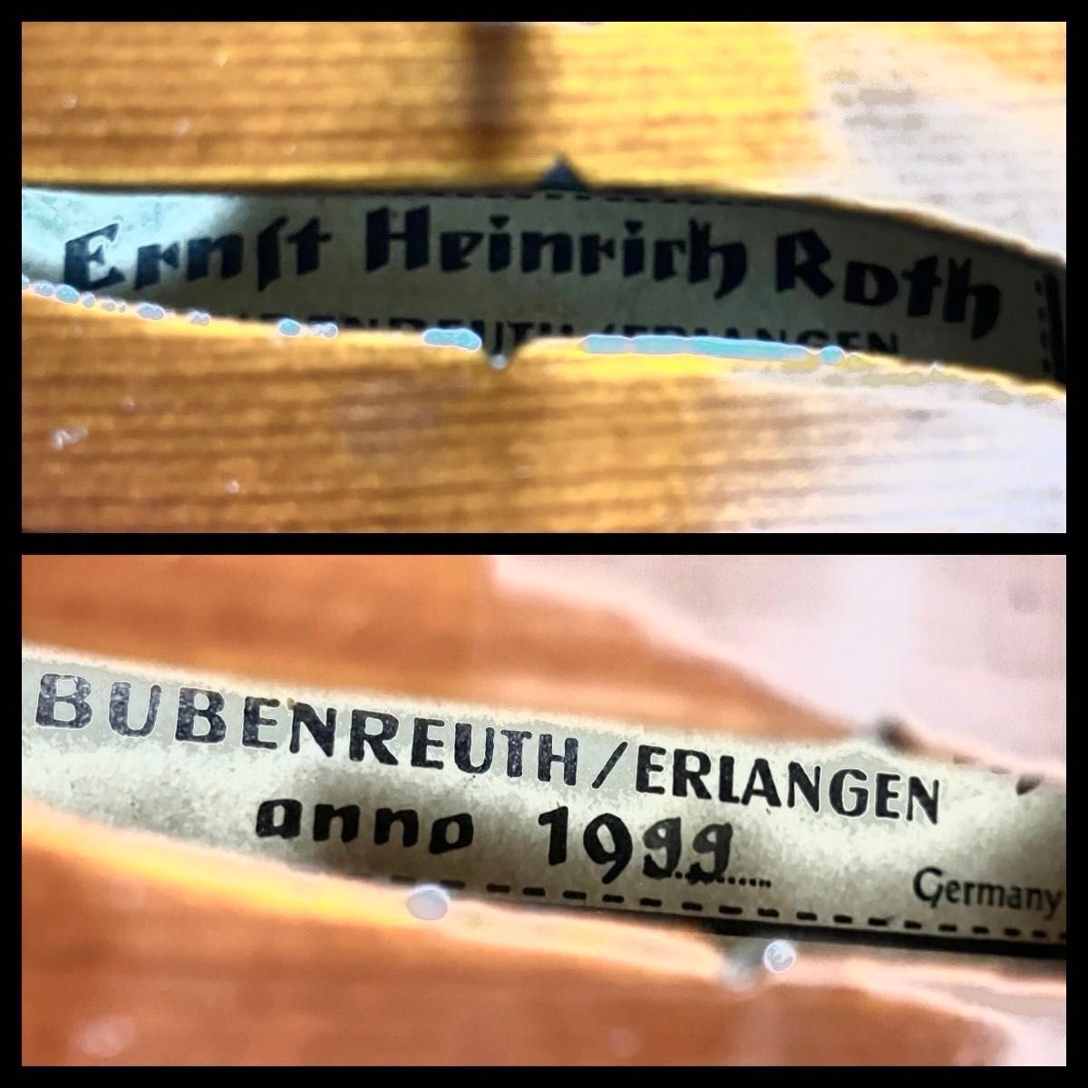 【銘器】ERNST HEINRICH ROTH #53 ドイツ製　バイオリン