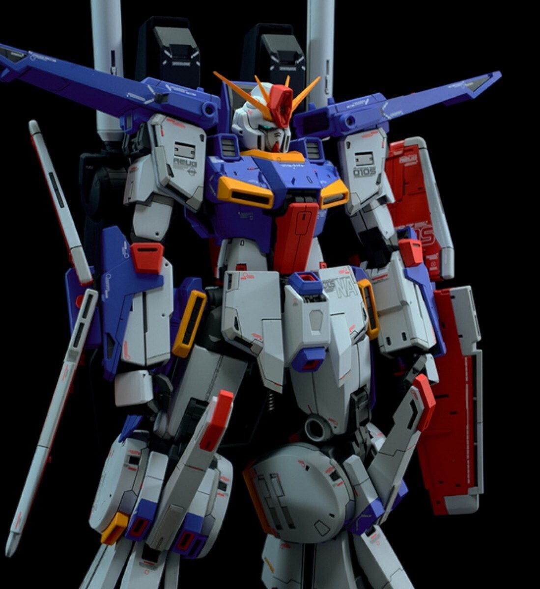 MG ZZガンダムVer.Ka(強化型) 塗装済み完成品 プレミアムバンダイ_画像2