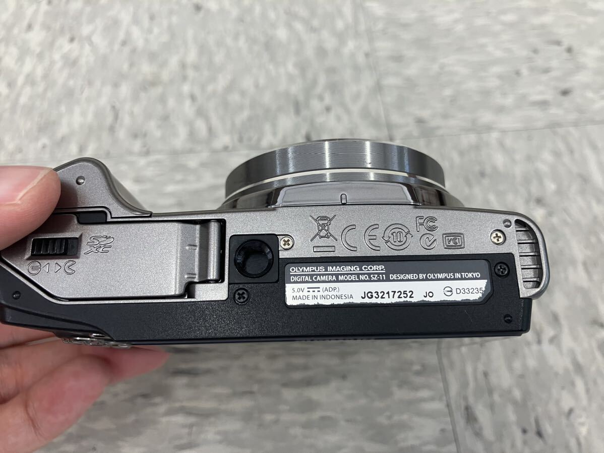 【通電確認済】F オリンパス Olympus SZ-11 20x Wide バッテリー付 ケーブル付 コンパクトデジタルカメラ 画面割有 0004_画像8