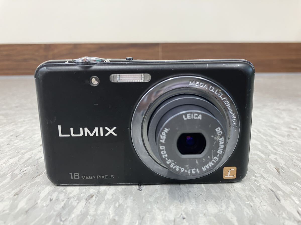 【通電確認済】 Panasonic LUMIX DMC-FH7 デジタルカメラ パナソニック ルミックス コンパクトデジタルカメラ バッテリー付 充電器付 0003F_画像2