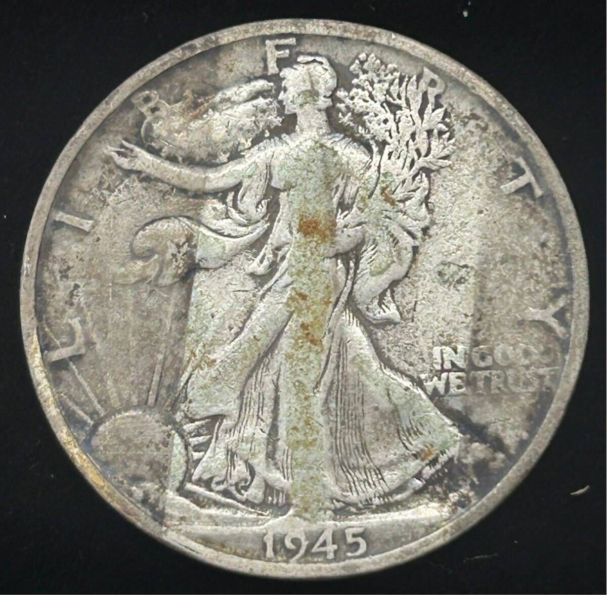 Yahoo!オークション - アメリカ銀貨 1945年 ウォーキング Yahoo!オークション - アメリカ銀貨 1945年 ウォーキング