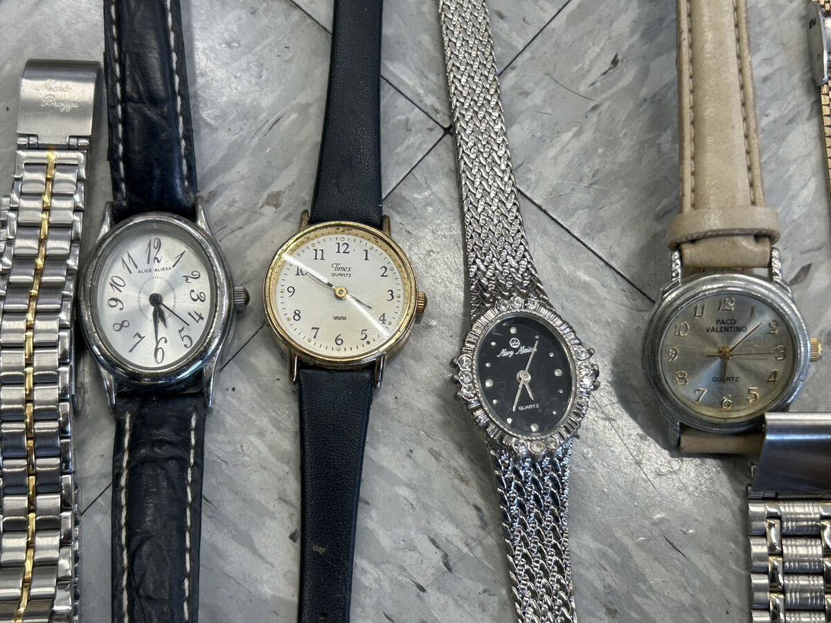 腕時計 レディース ジャンクまとめ メーカー多数 ジャンク品 部品取りレディース腕時計まとめ 総重量3.46kg_画像3