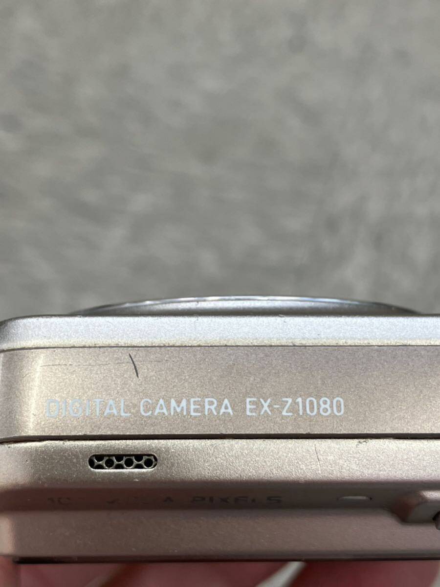 CASIO EXILIM EX-Z1080 カシオ コンパクトデジタルカメラ バッテリー付 ジャンク品 0002F_画像8