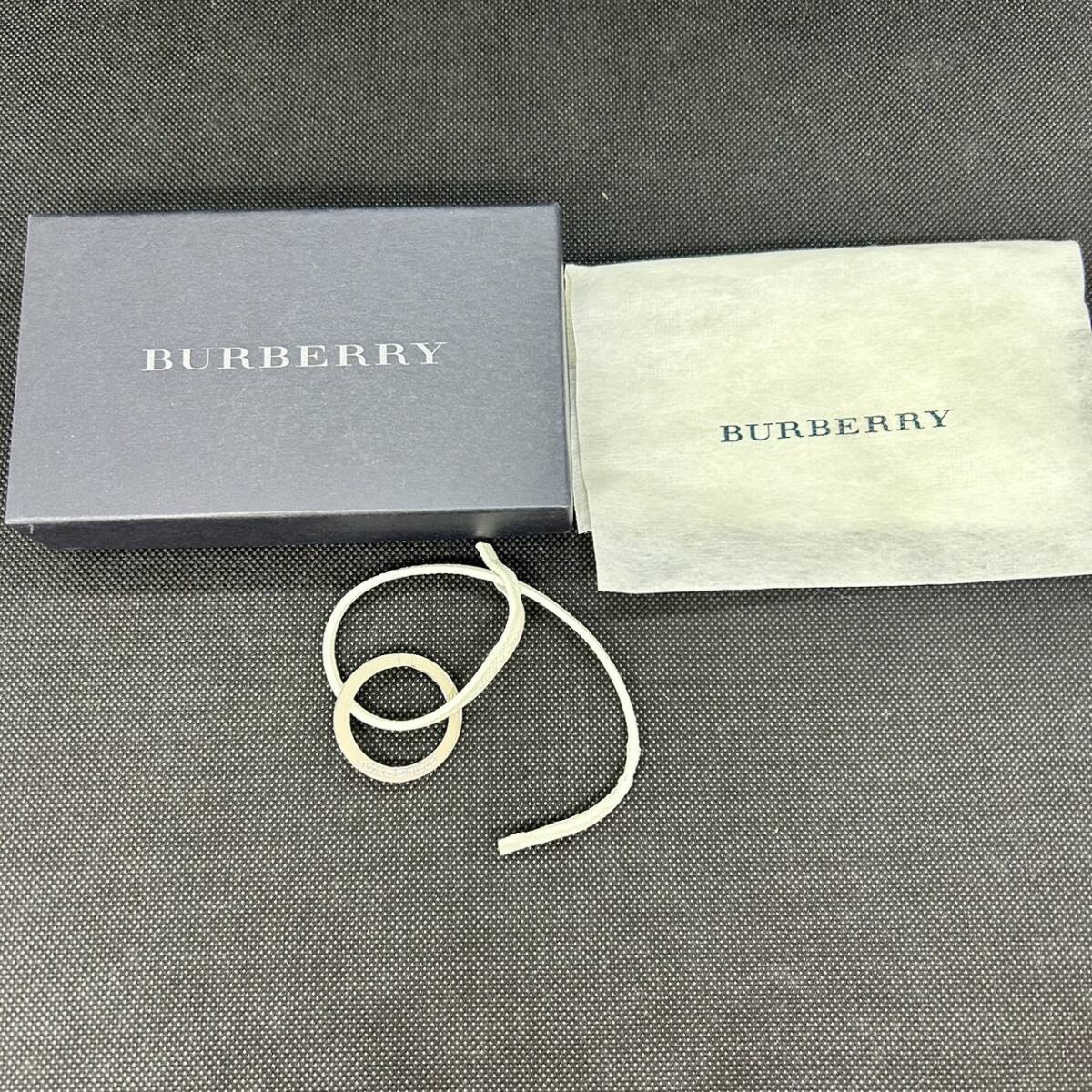 #9088 Burberry брелок для ключа аксессуары кольцо для ключей не использовался товар брелок для ключа детали 